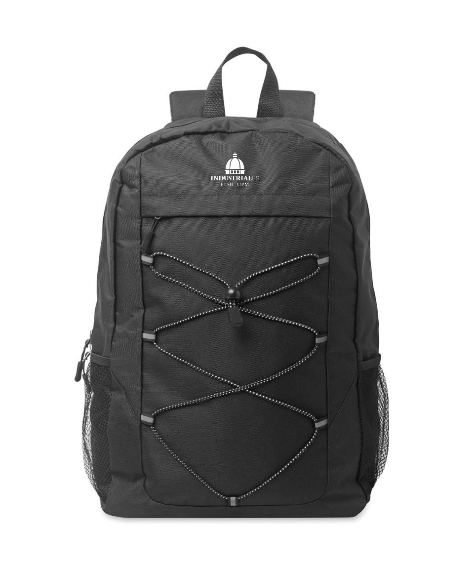 Mochila sostenible ETSII Mochila ligera RPET con logo de la ETSII